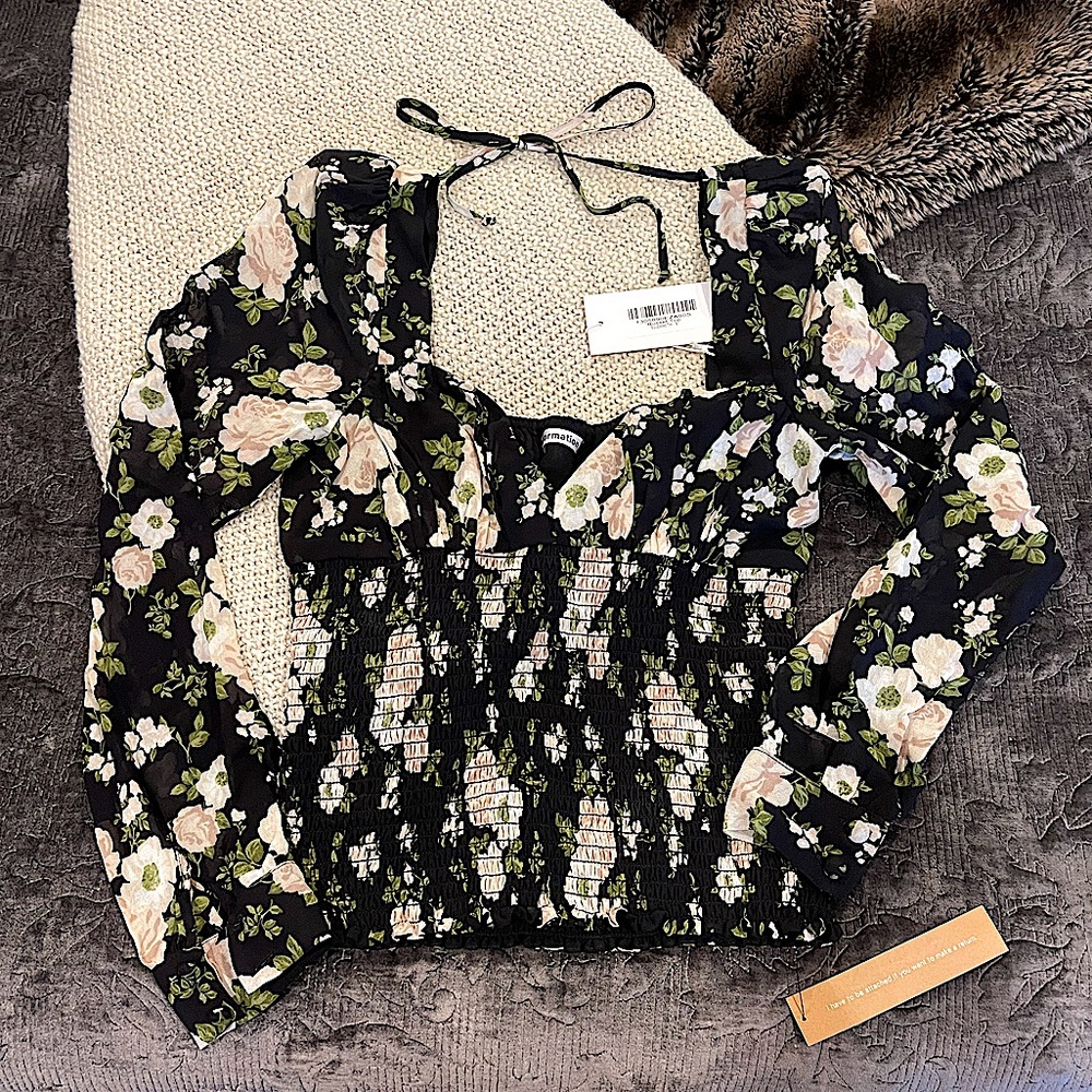 Reformation Russet Top in Elizabeth Size Small